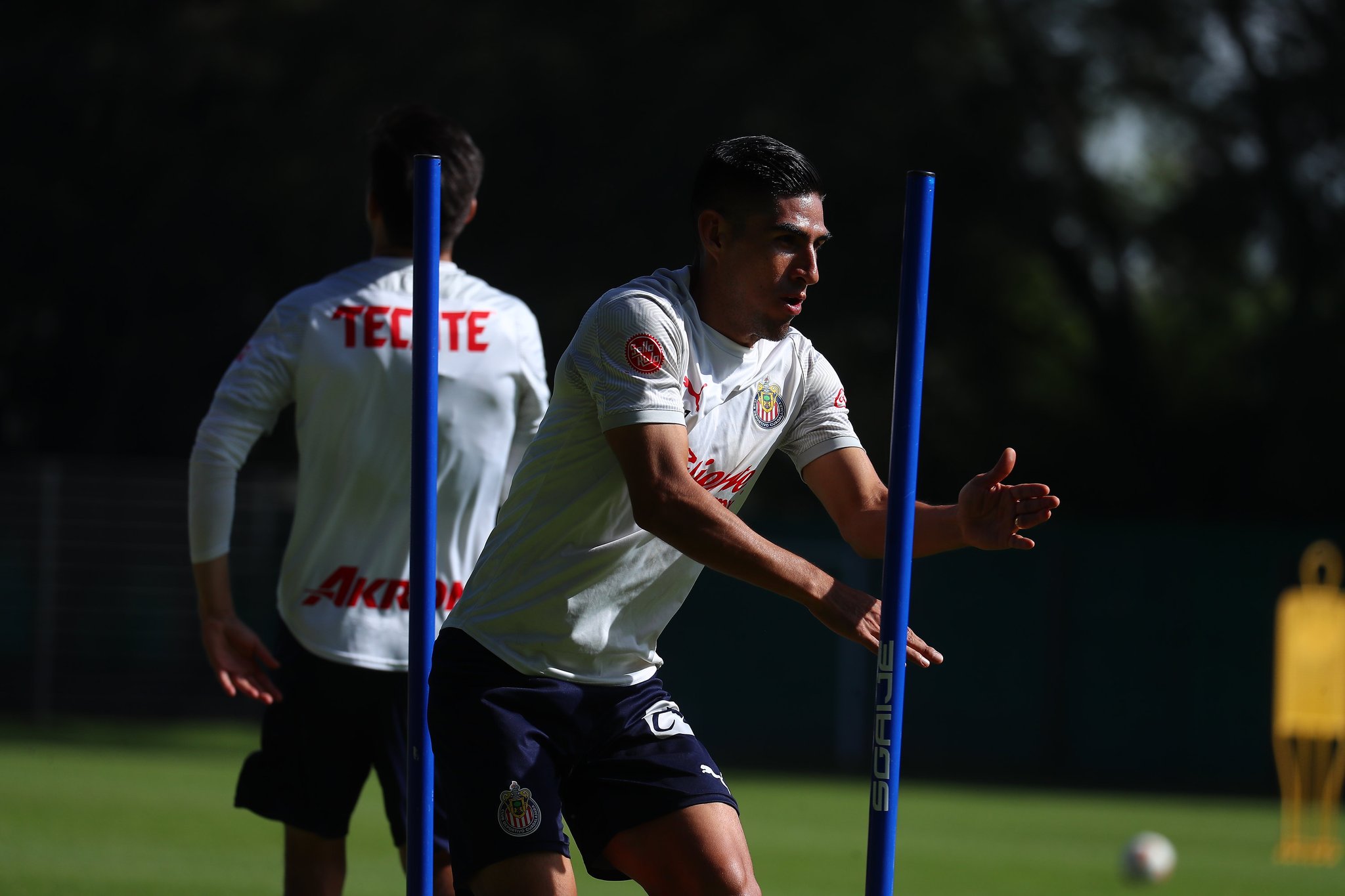José Madueña con Chivas en entrenamiento José Madueña con Chivas en entrenamiento