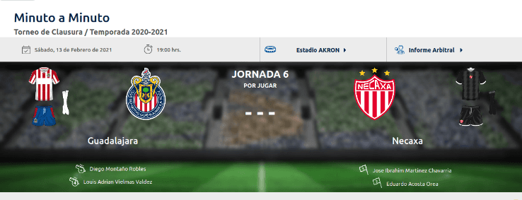 Uniformes de Chivas vs Necaxa en la Jornada 6 de Liga MX Uniformes de Chivas vs Necaxa en la Jornada 6 de Liga MX