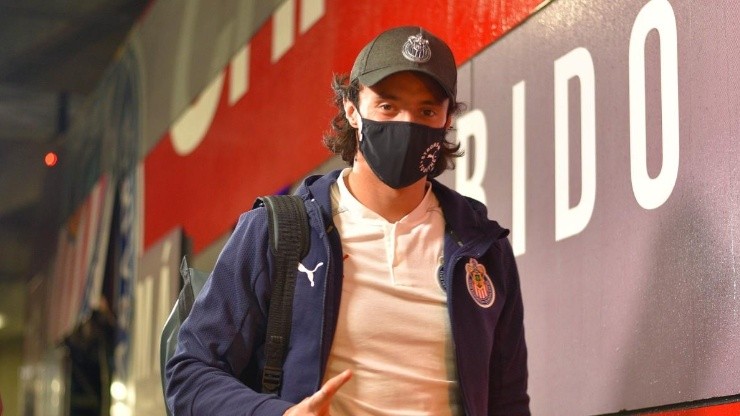 'Toño' Rodríguez en un partido con Chivas