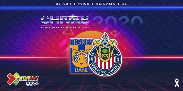 Cómo y donde ver la eLiga MX: Chivas vs Tigres