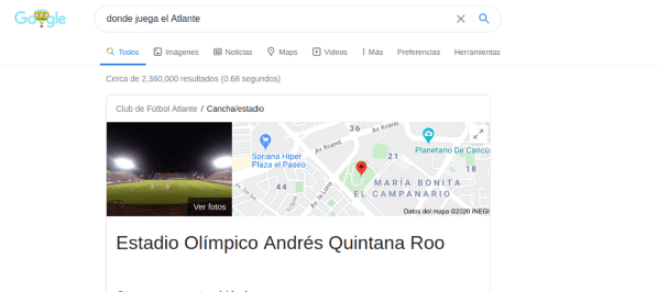 Estadio Andrés Quintana Roo en Google Estadio Andrés Quintana Roo en Google