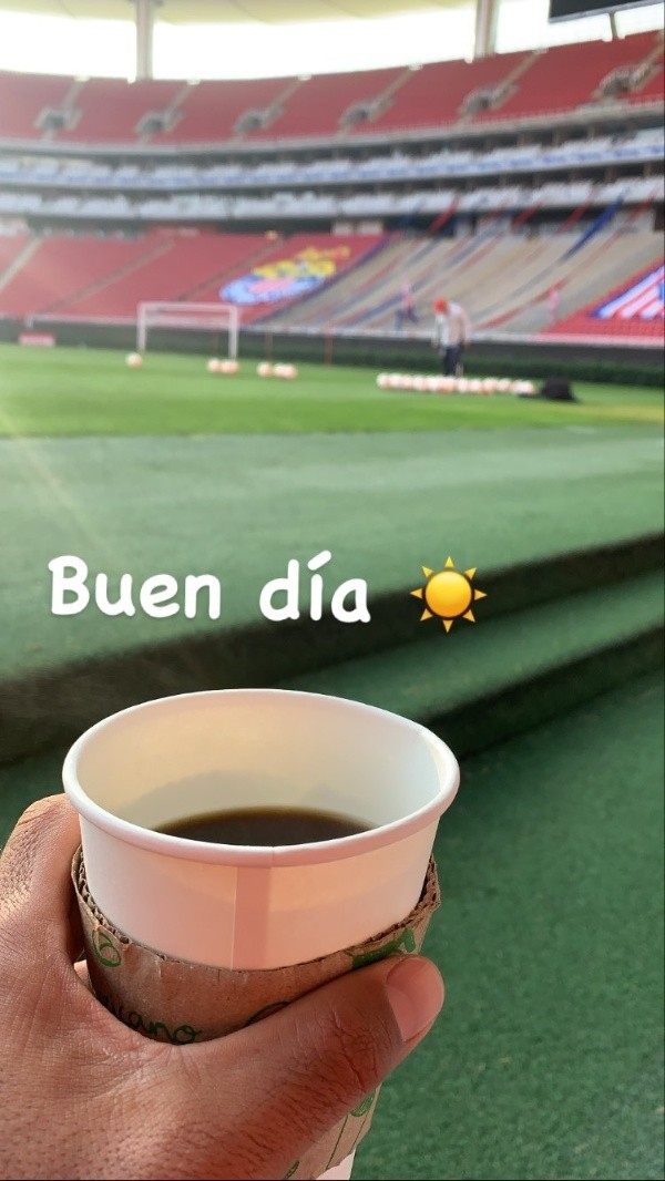Jesús Sánchez en Instagram previo a entrenamiento con Chivas Jesús Sánchez en Instagram previo a entrenamiento con Chivas