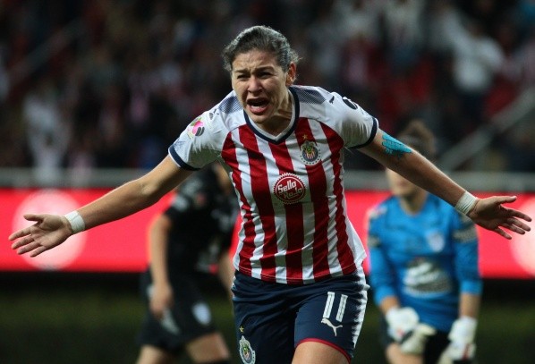 Norma Palafox anotó un gol en la Final del Apertura 2017 a Pachuca Norma Palafox anotó un gol en la Final del Apertura 2017 a Pachuca