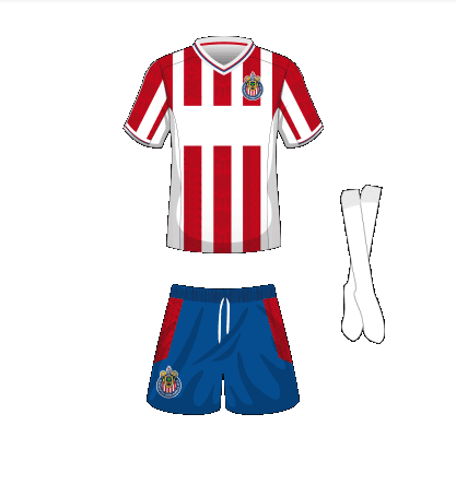 Uniforme de anfitrión de Chivas de Guadalajara en Liga MX Uniforme de anfitrión de Chivas de Guadalajara en Liga MX