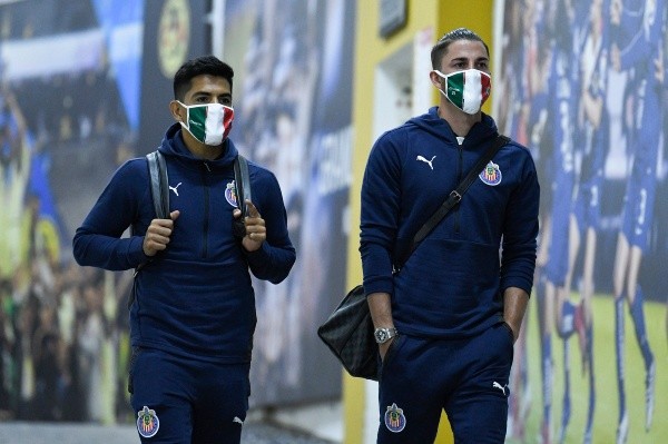 Hiram Mier y Jesús Sánchez de Chivas Hiram Mier y Jesús Sánchez de Chivas