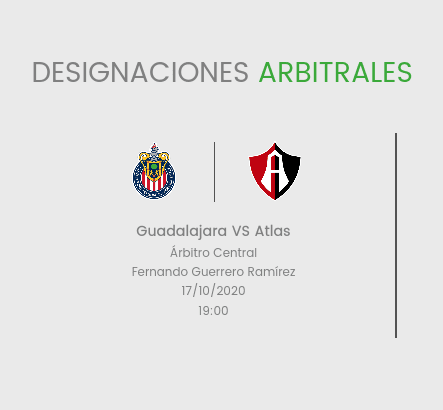 Fernando Guerrero será el arbitro del Clásico Tapatío Fernando Guerrero será el arbitro del Clásico Tapatío
