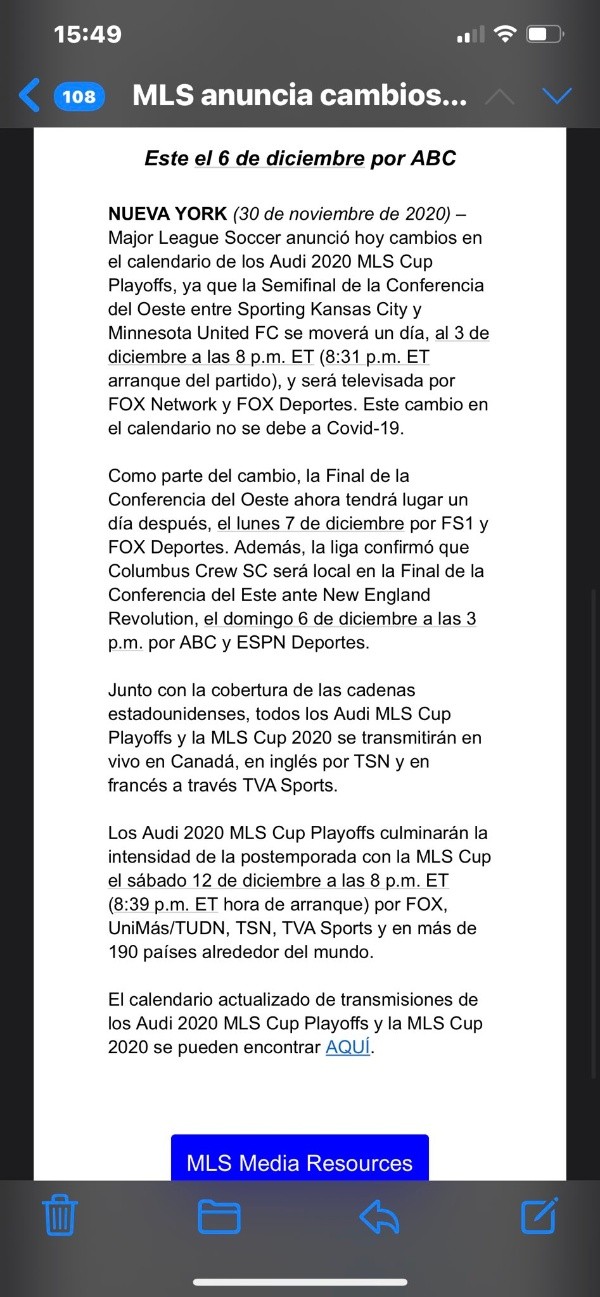 MLS anuncia cambios en sus playoffs MLS anuncia cambios en sus playoffs