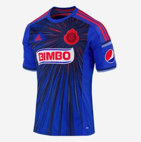 Chivas jersey azul y colores 2014 Chivas jersey azul y colores 2014