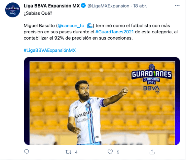 Miguel Basulto de Chivas en Cancún FC Miguel Basulto de Chivas en Cancún FC