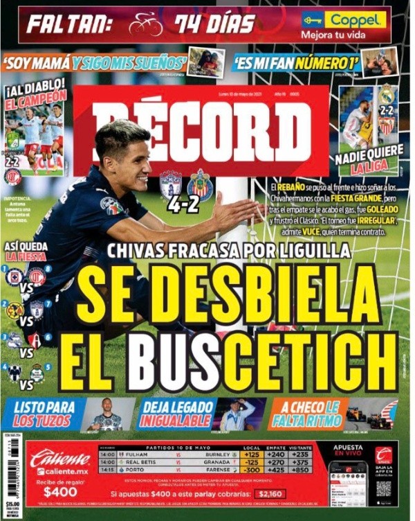 Portada de Récord Portada de Récord