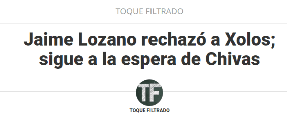Información de Toque Filtrado Información de Toque Filtrado
